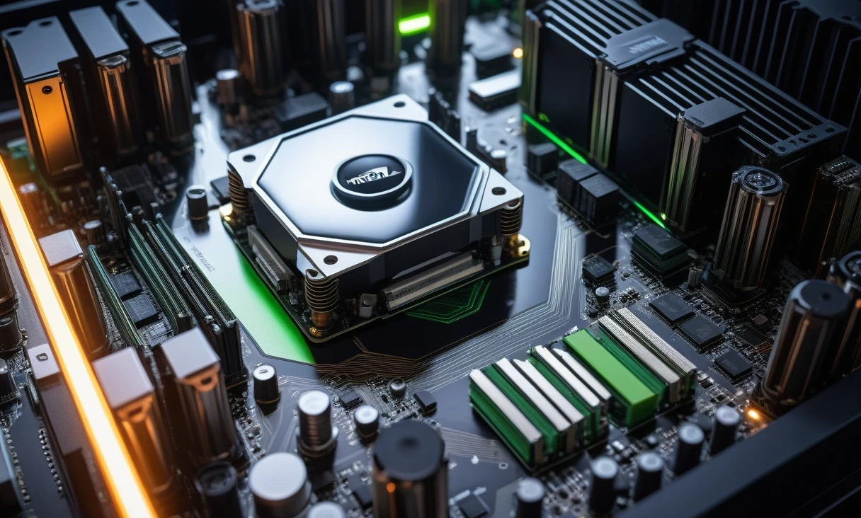 closeup shot modern pc 0