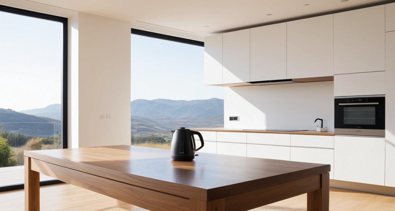 리튬이온 배터리<br>- 전기차 및 모빌리티 산업에서 배우는 리튬이온 배터리 관리법 (a high-end digital home appliance displayed in a modern bright showroom, clean minimalist interior, no people)