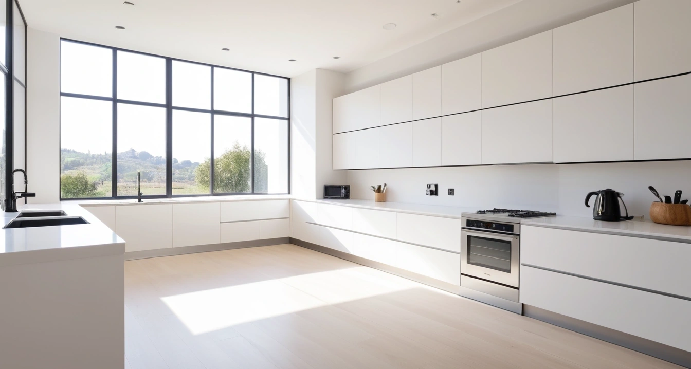 데이터 복구<br>- 클라우드 백업 기반의 데이터 복구 가성비 전략 (a high-end digital home appliance displayed in a modern bright showroom, clean minimalist interior, no people)