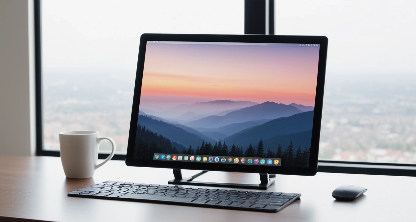 a modern minimalist desk setup mechanica 1 1