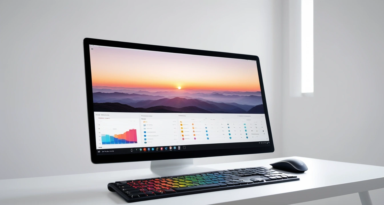 a modern minimalist desk setup mechanica 1 3