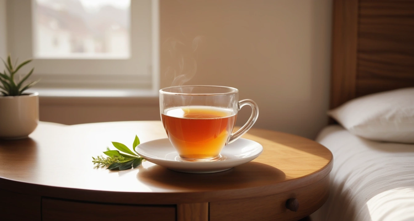 스미싱<br>- 모바일 금융 범죄 대응을 위한 스팸 차단 서비스 (close-up of a modern digital thermometer and a warm cup of herbal tea on a cozy bedside table, health recovery concept, no people)